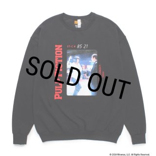 WACKO MARIA/PULP FICTION / SWEAT SHIRT（BLACK）［クルーネック