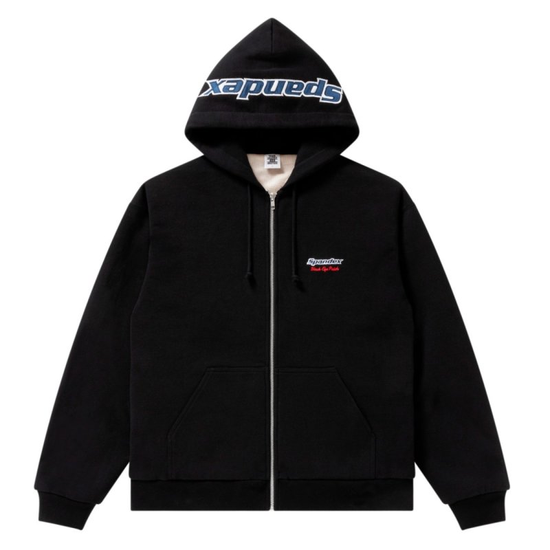 画像1: BlackEyePatch/SPANDEX LOGO ZIP HOODIE(BLACK)