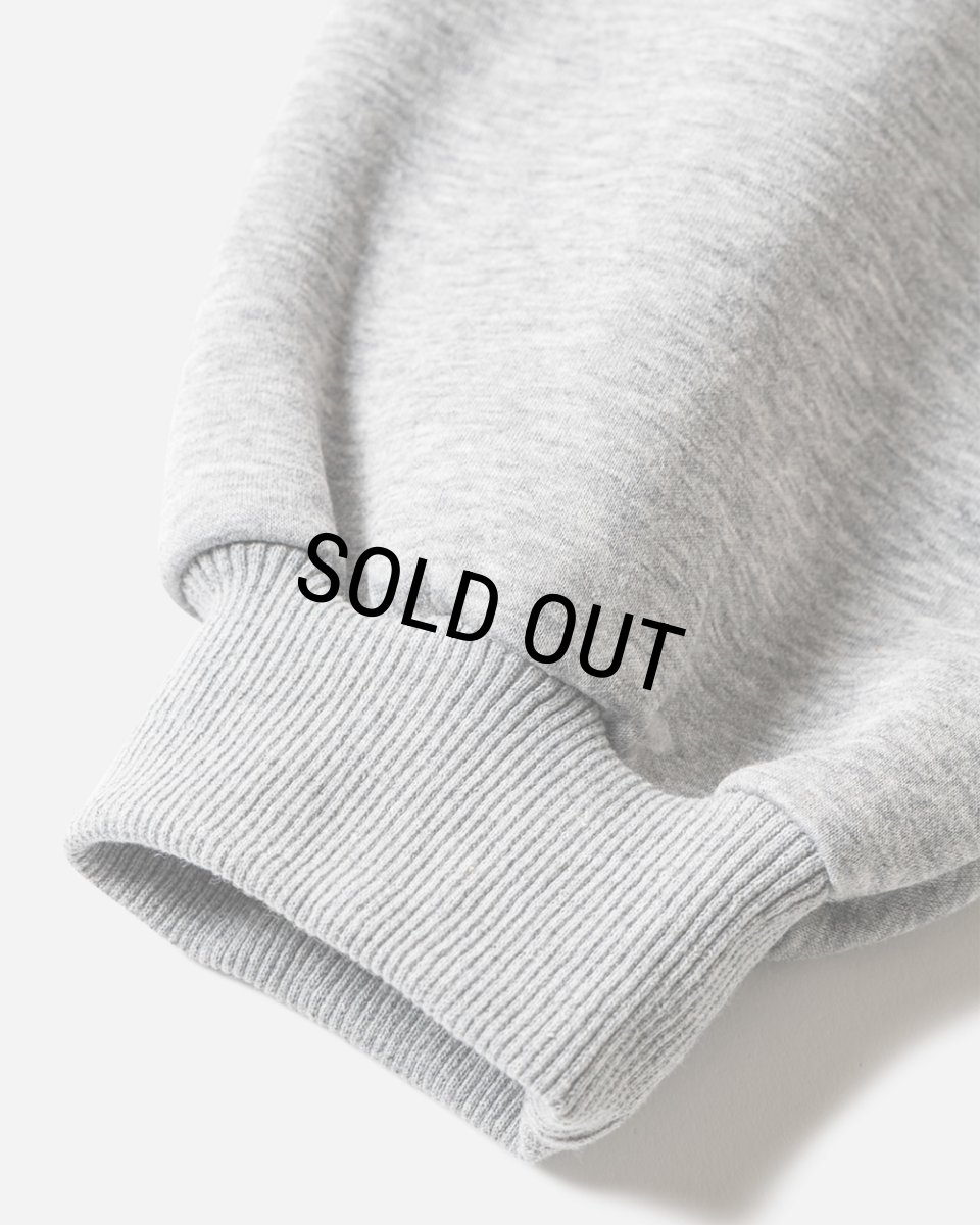 画像5: 【30%OFF】TIGHTBOOTH/SMOOTH SWEAT SHIRT（Heather Grey）［スムーススウェットシャツ-24秋冬］ (5)