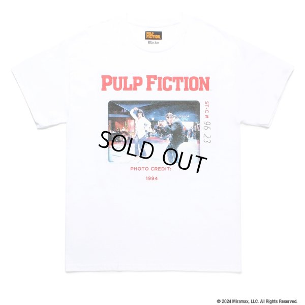 画像1: WACKO MARIA/PULP FICTION / T-SHIRT（WHITE）［プリントT-24秋冬］