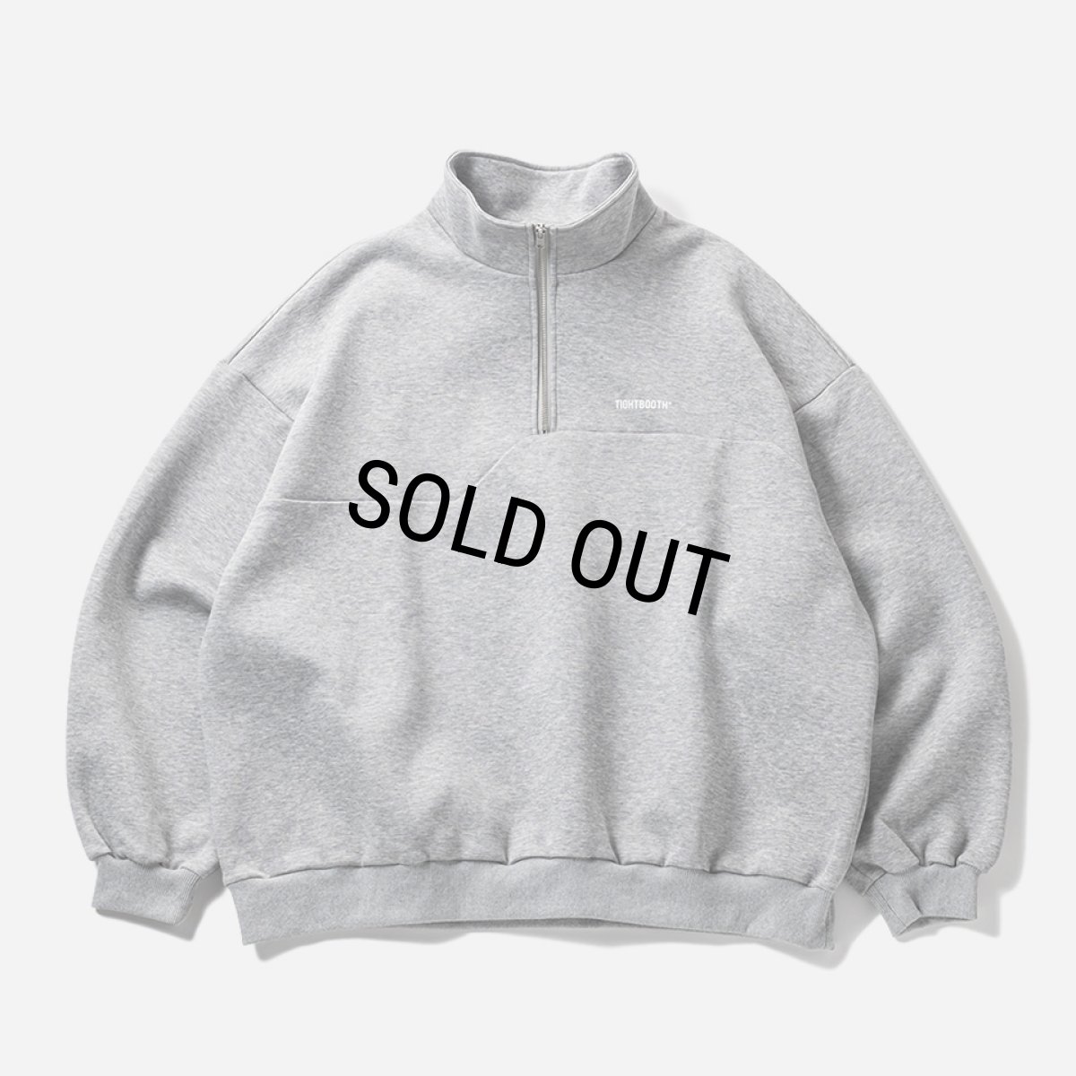 画像1: 【30%OFF】TIGHTBOOTH/SMOOTH SWEAT SHIRT（Heather Grey）［スムーススウェットシャツ-24秋冬］ (1)