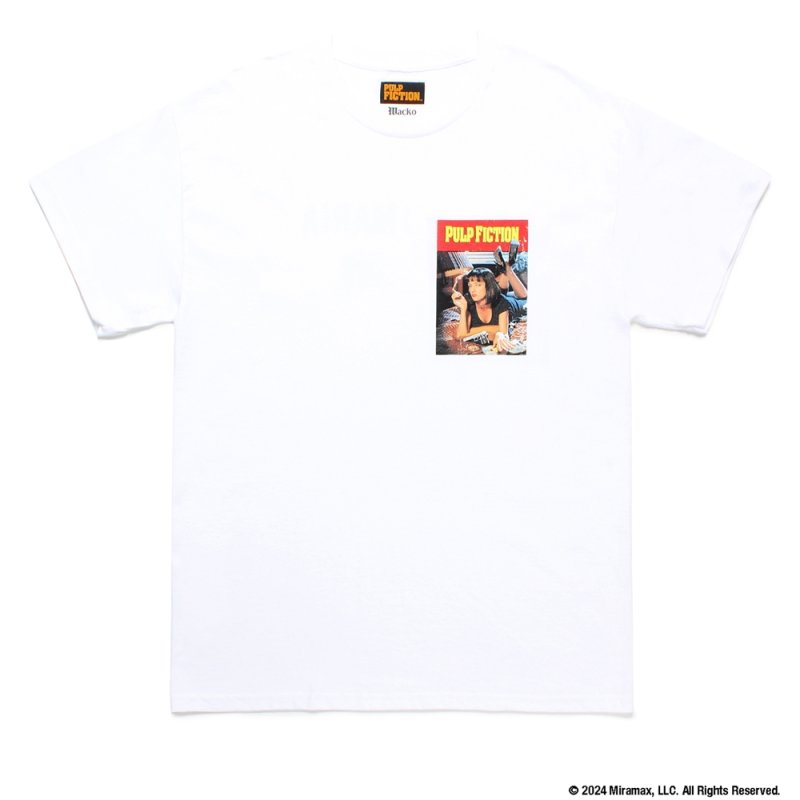 画像1: WACKO MARIA/PULP FICTION / T-SHIRT（WHITE）［プリントT-24秋冬］