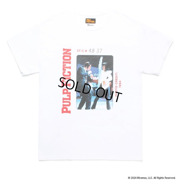 画像1: WACKO MARIA/PULP FICTION / T-SHIRT（WHITE）［プリントT-24秋冬］