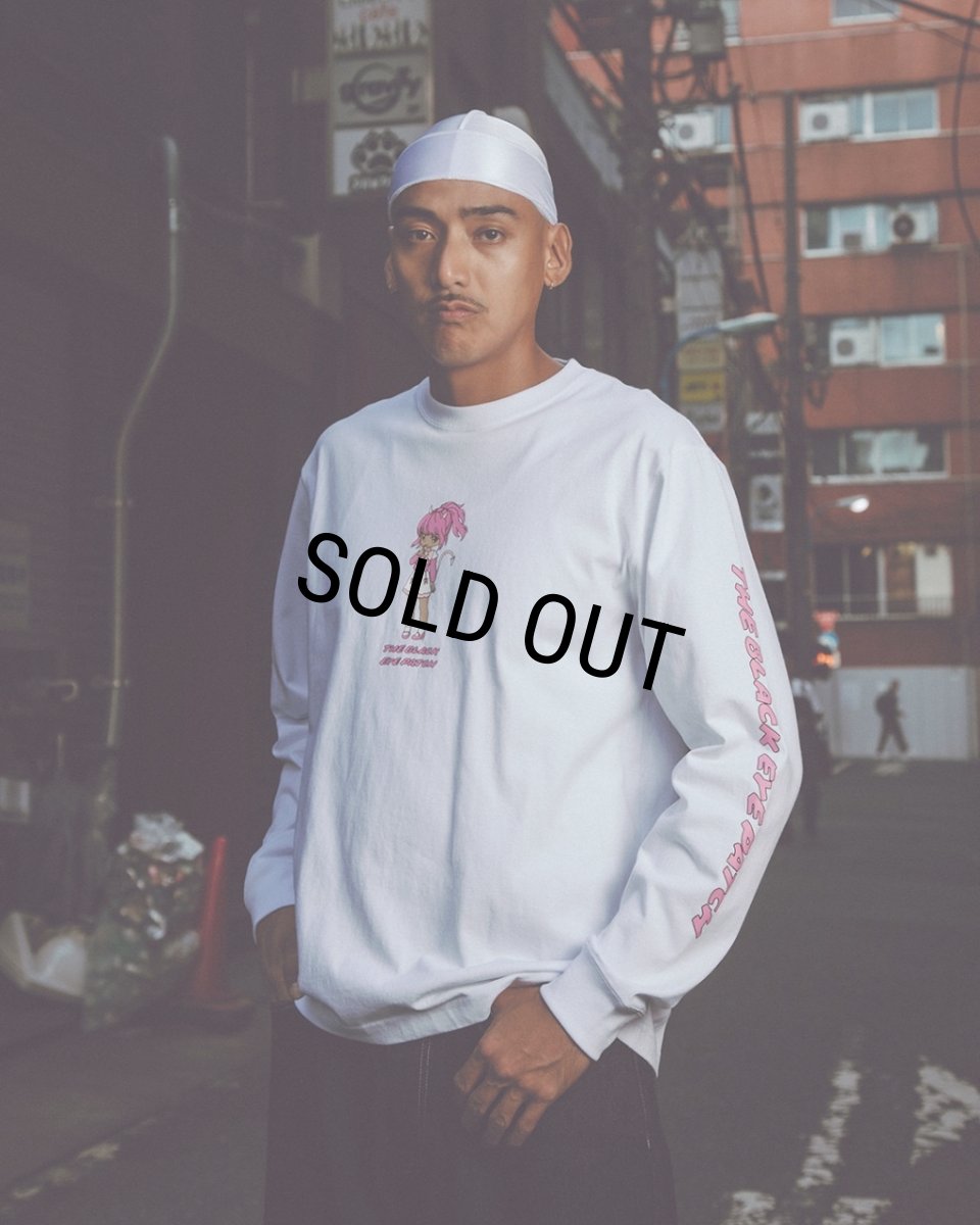 画像2: BlackEyePatch/DEVIL GIRL L/S TEE（WHITE） (2)