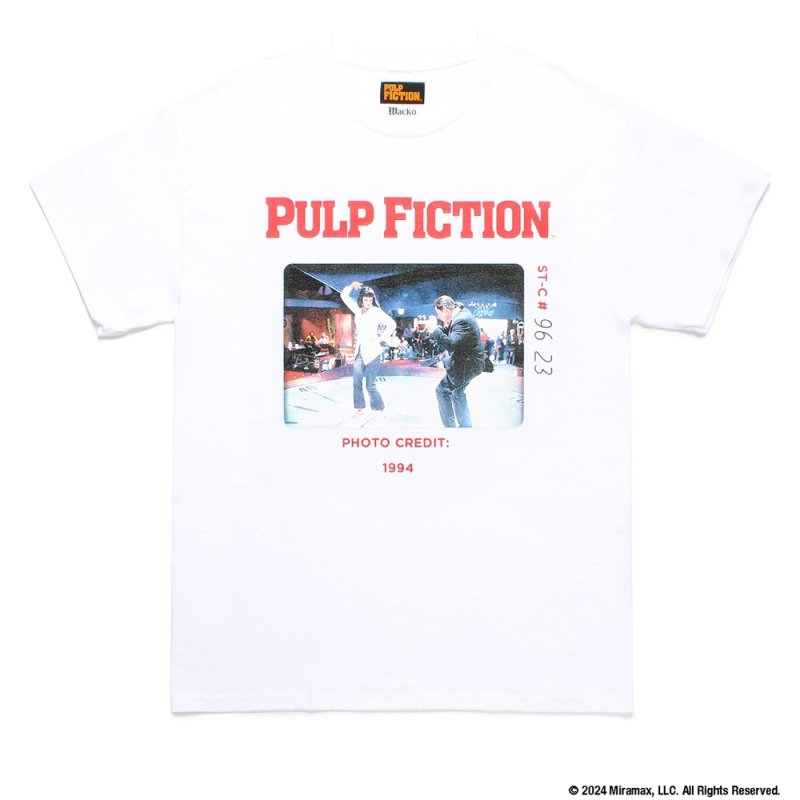 画像1: WACKO MARIA/PULP FICTION / T-SHIRT（WHITE）［プリントT-24秋冬］