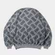 画像2: 【30%OFF】TIGHTBOOTH/CHECKER PLATE MOHAIR SWEATER（Grey）［チェッカープレートモヘアセーター-24秋冬］ (2)
