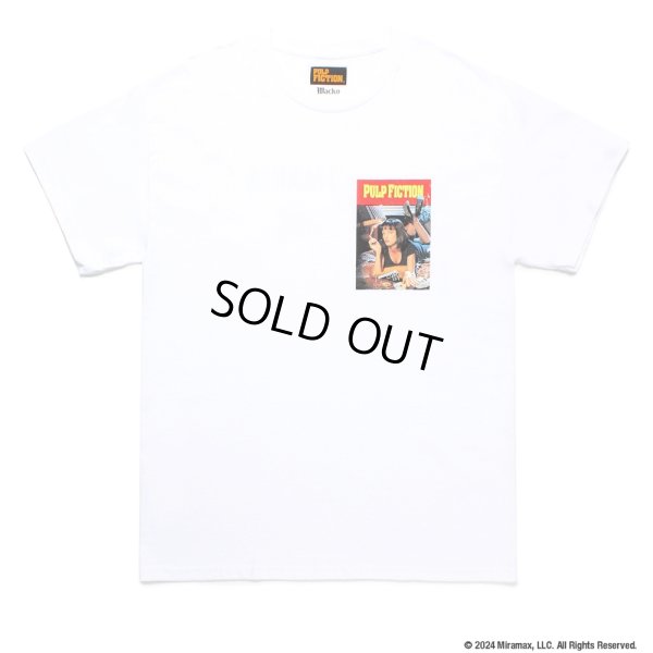 画像1: WACKO MARIA/PULP FICTION / T-SHIRT（WHITE）［プリントT-24秋冬］