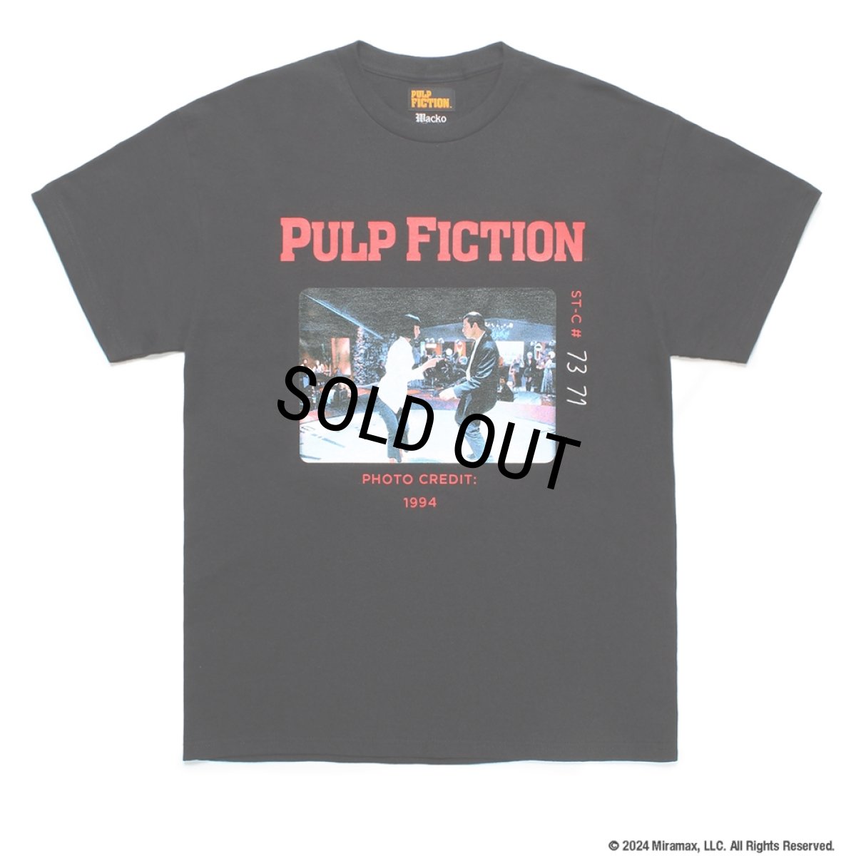 画像1: WACKO MARIA/PULP FICTION / T-SHIRT（BLACK）［プリントT-24秋冬］ (1)