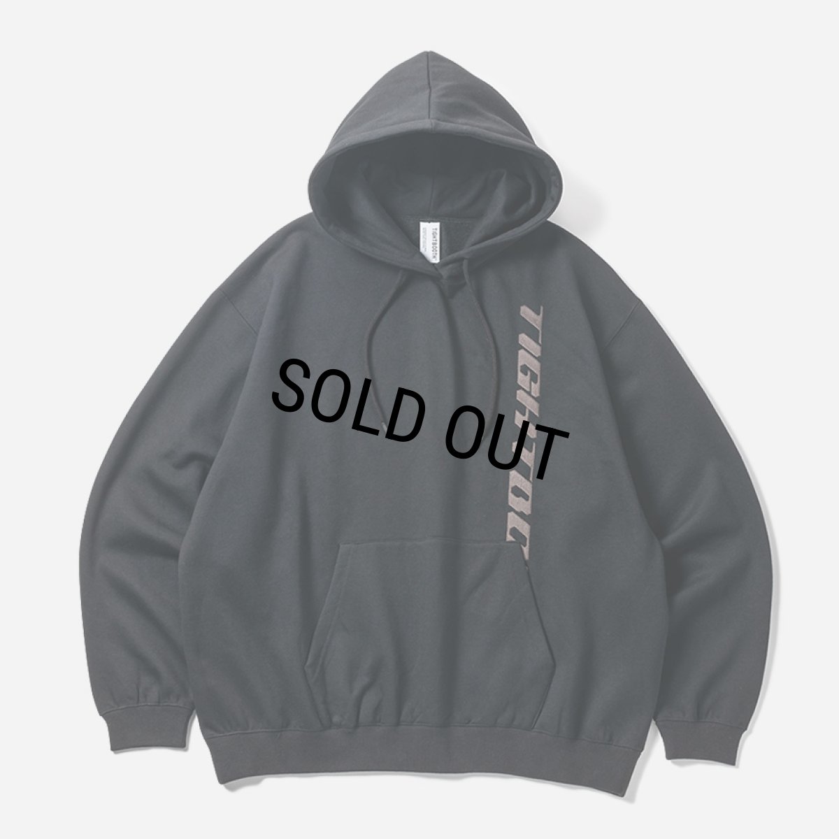 画像2: 【30%OFF】TIGHTBOOTH/STRAIGHT UP HOODED SWEAT SHIRT（Black）［プルオーバーパーカー-24秋冬］ (2)