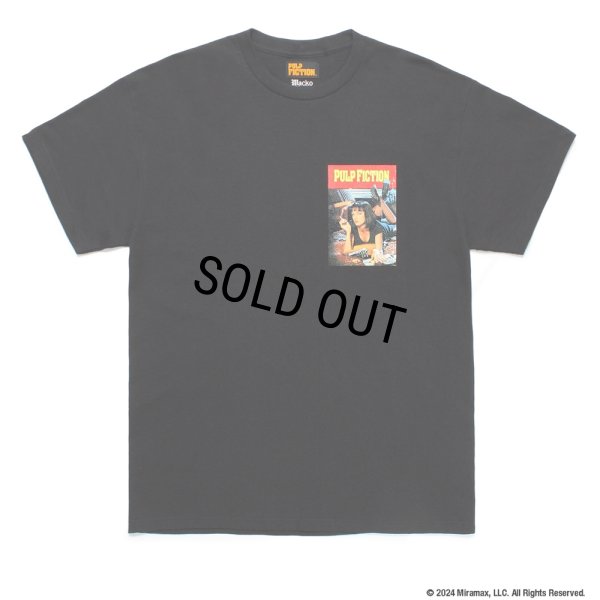 画像1: WACKO MARIA/PULP FICTION / T-SHIRT（BLACK）［プリントT-24秋冬］