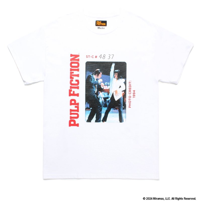 画像1: WACKO MARIA/PULP FICTION / T-SHIRT（WHITE）［プリントT-24秋冬］