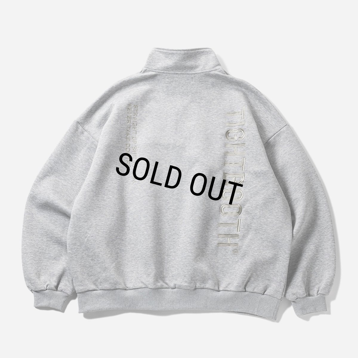 画像2: 【30%OFF】TIGHTBOOTH/SMOOTH SWEAT SHIRT（Heather Grey）［スムーススウェットシャツ-24秋冬］ (2)