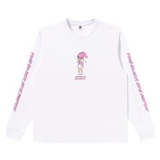 画像1: BlackEyePatch/DEVIL GIRL L/S TEE(WHITE) (1)