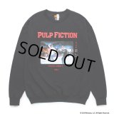 WACKO MARIA/PULP FICTION / SWEAT SHIRT（BLACK）［クルーネックスウェット-24秋冬］