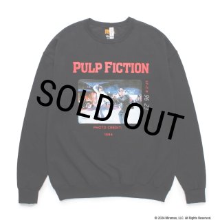 WACKO MARIA/PULP FICTION / SWEAT SHIRT（BLACK）［クルーネック