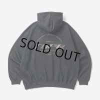 【30%OFF】TIGHTBOOTH/STRAIGHT UP HOODED SWEAT SHIRT（Black）［プルオーバーパーカー-24秋冬］