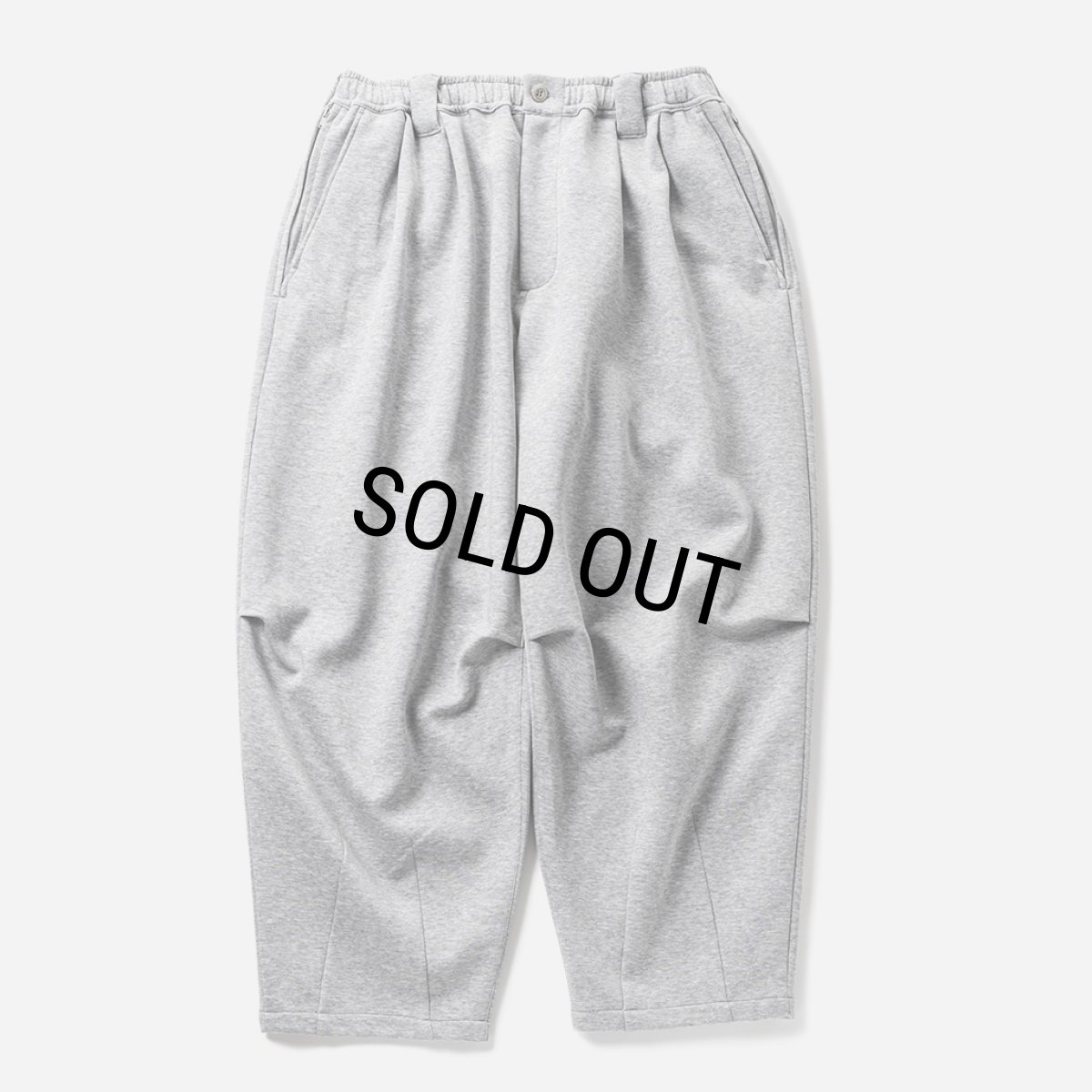 画像1: TIGHTBOOTH/SMOOTH SWEAT BALLOON PANTS（Heather Grey）［スムーススウェットバルーンパンツ-24秋冬］ (1)