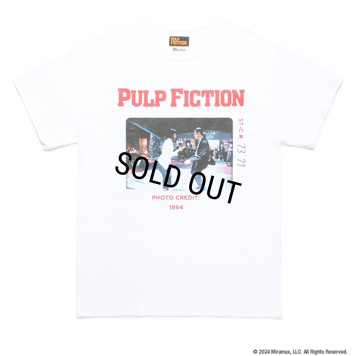 画像1: WACKO MARIA/PULP FICTION / T-SHIRT（WHITE）［プリントT-24秋冬］ (1)