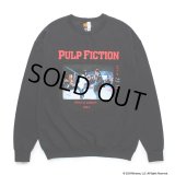 WACKO MARIA/PULP FICTION / SWEAT SHIRT（BLACK）［クルーネックスウェット-24秋冬］