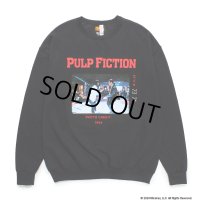 WACKO MARIA/PULP FICTION / SWEAT SHIRT（BLACK）［クルーネックスウェット-24秋冬］