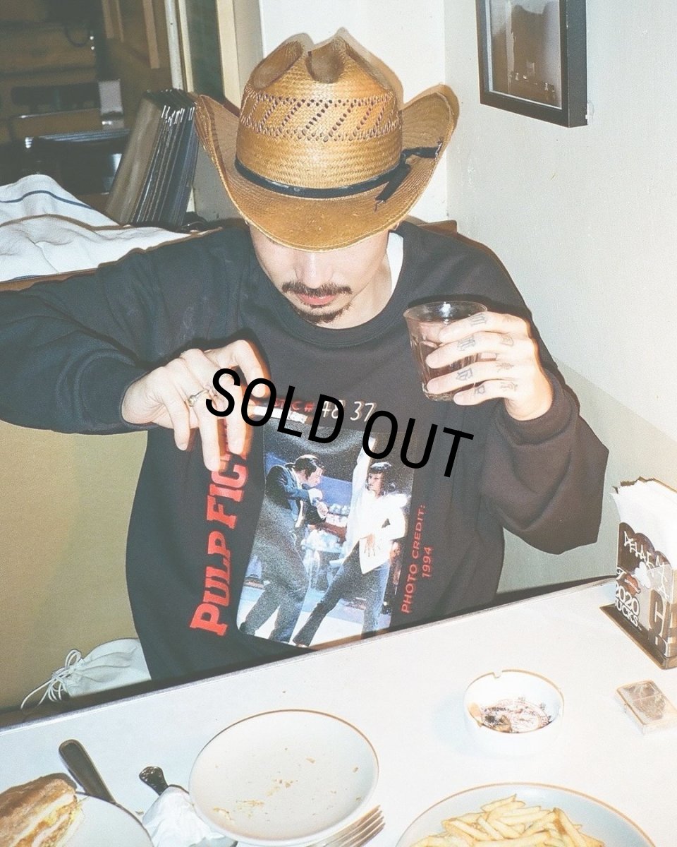 画像3: WACKO MARIA/PULP FICTION / SWEAT SHIRT（BLACK）［クルーネックスウェット-24秋冬］ (3)