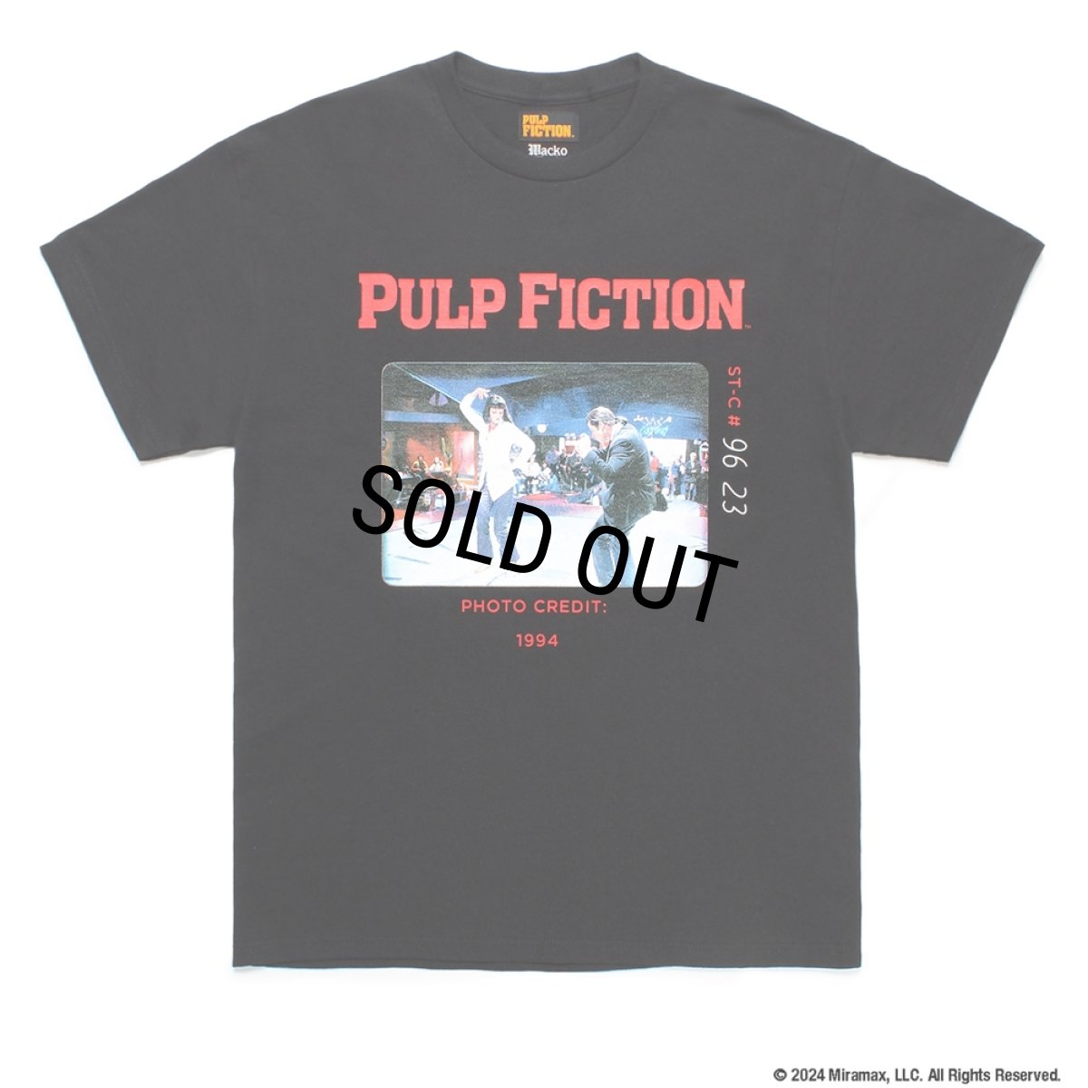 画像1: WACKO MARIA/PULP FICTION / T-SHIRT（BLACK）［プリントT-24秋冬］ (1)