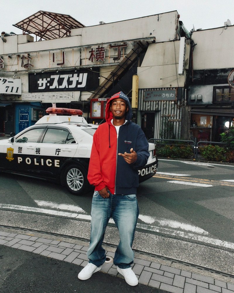 画像3: BlackEyePatch/SPANDEX LOGO ZIP HOODIE(MULTI)