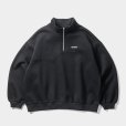 画像1: 【30%OFF】TIGHTBOOTH/SMOOTH SWEAT SHIRT（Black）［スムーススウェットシャツ-24秋冬］ (1)