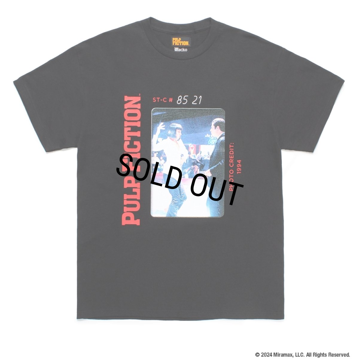 画像1: WACKO MARIA/PULP FICTION / T-SHIRT（BLACK）［プリントT-24秋冬］ (1)