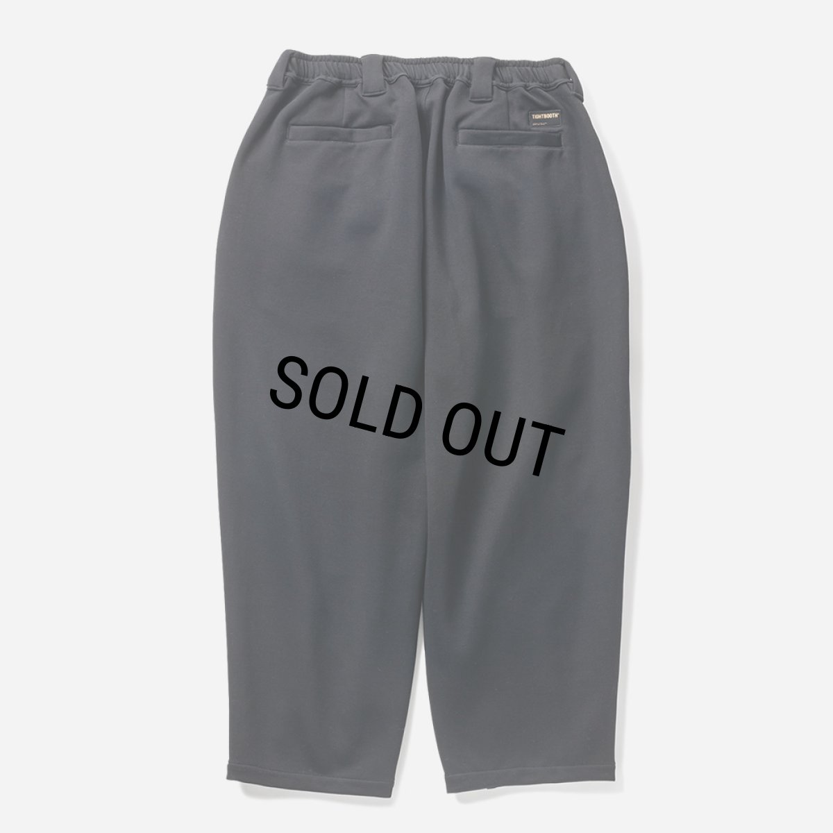 画像2: TIGHTBOOTH/SMOOTH SWEAT BALLOON PANTS（Black）［スムーススウェットバルーンパンツ-24秋冬］ (2)