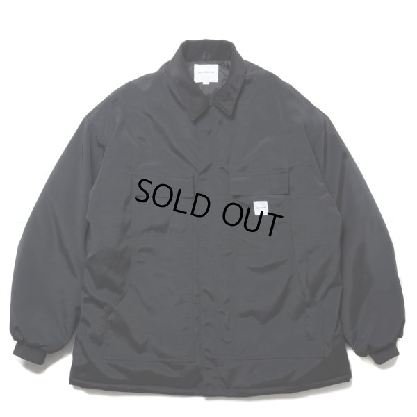 画像1: COOTIE PRODUCTIONS/Padded Nylon OX Work Short Coat（Black）［ワークショートコート-24秋冬］