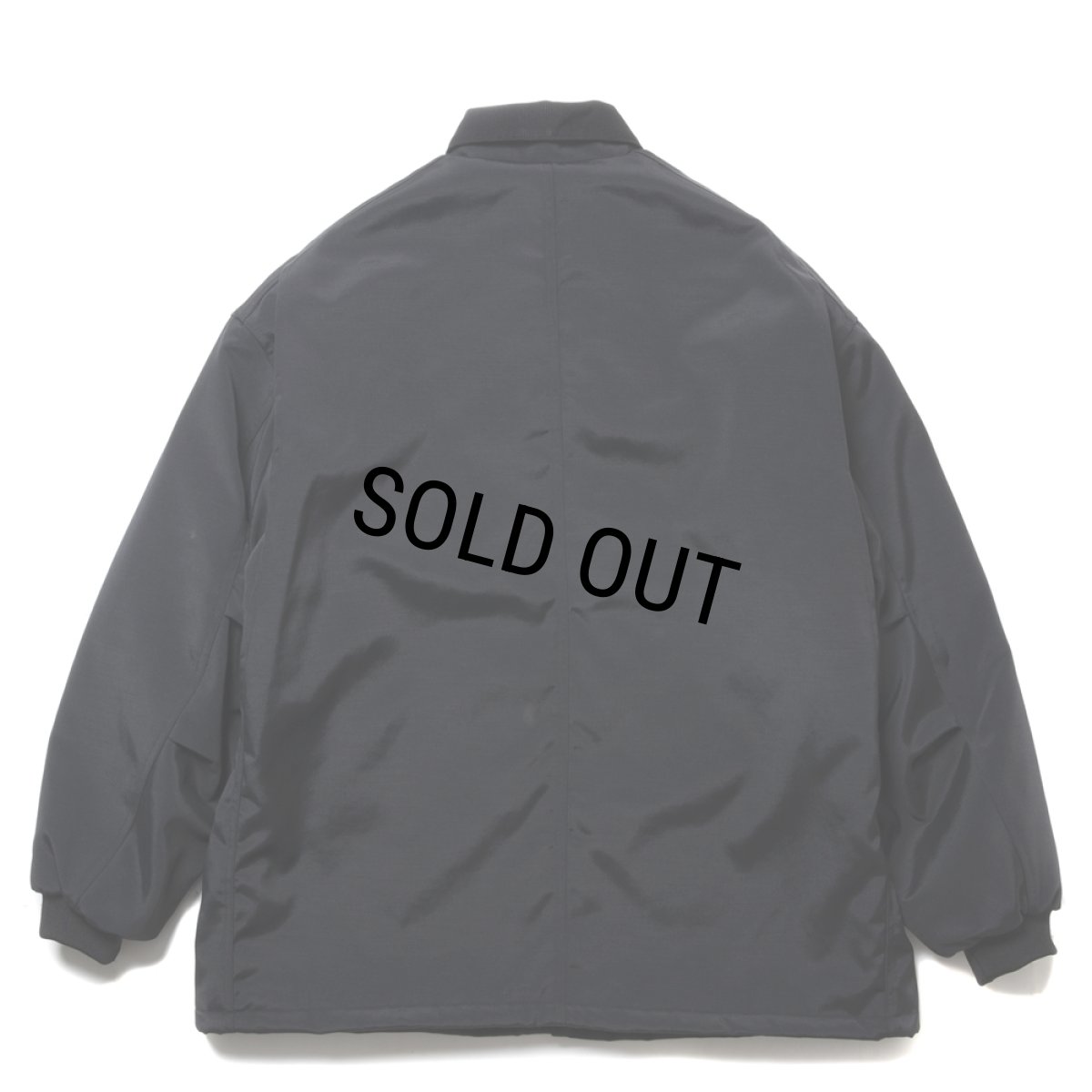 画像2: COOTIE PRODUCTIONS/Padded Nylon OX Work Short Coat（Black）［ワークショートコート-24秋冬］ (2)