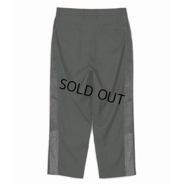 画像2: 【20%OFF】BUENA VISTA/SIDE LINE TUCK SLACKS（BLACK）［サイドラインタックスラックス-24秋冬］