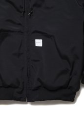 画像3: COOTIE PRODUCTIONS/Padded Nylon OX hooded Work Jacket（Black）［フーデッドワークJKT-24秋冬］ (3)