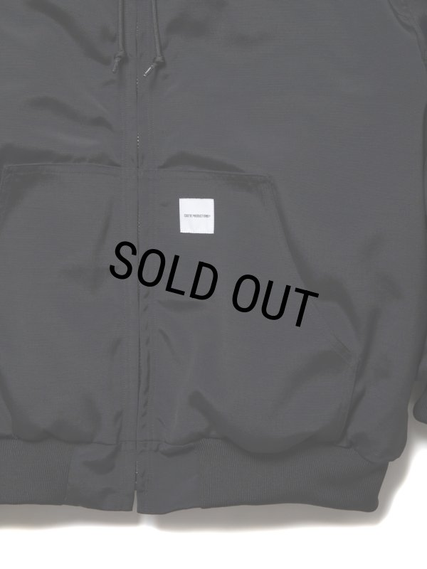 COOTIE PRODUCTIONS/Padded Nylon OX hooded Work Jacket（Black