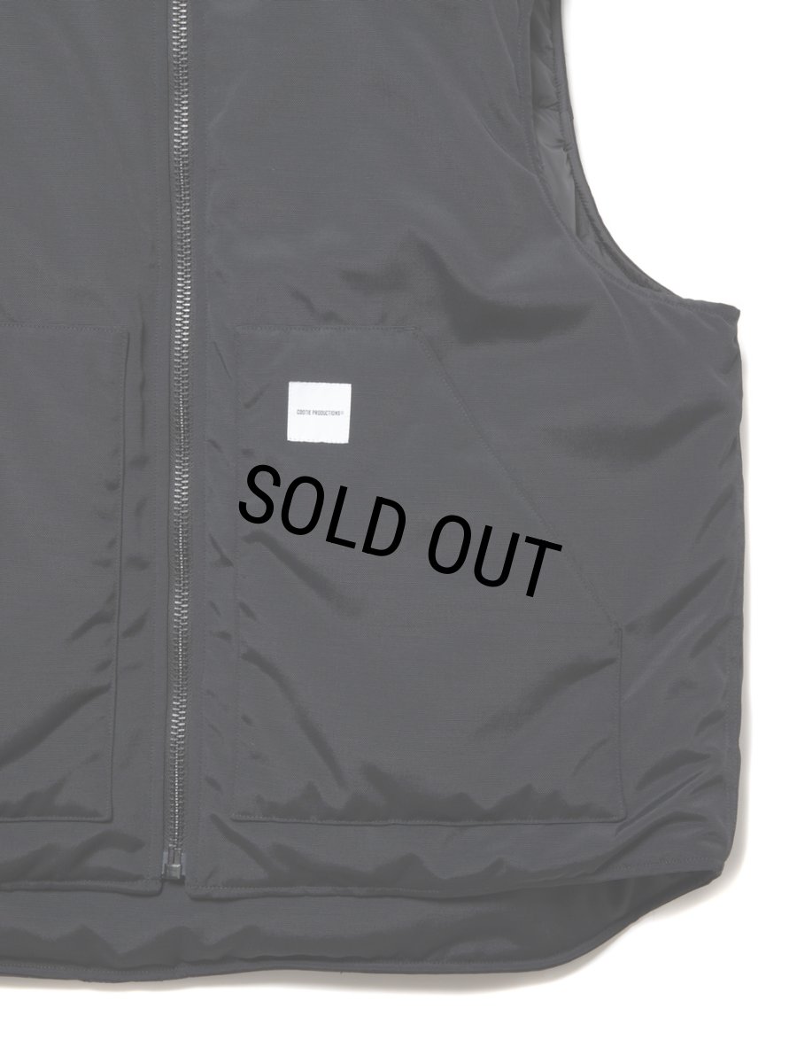 画像4: COOTIE PRODUCTIONS/Padded Nylon OX Work Vest（Black）［ワークベスト-24秋冬］ (4)