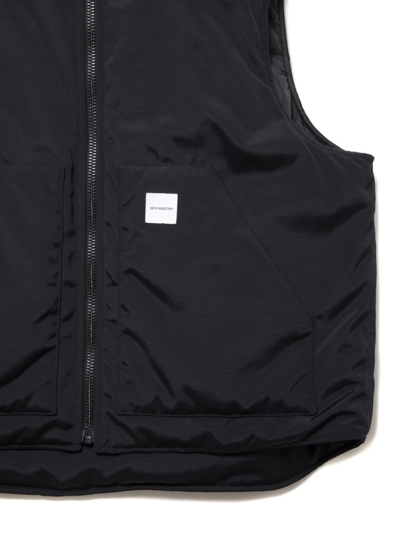画像3: COOTIE PRODUCTIONS/Padded Nylon OX Work Vest（Black）［ワークベスト-24秋冬］