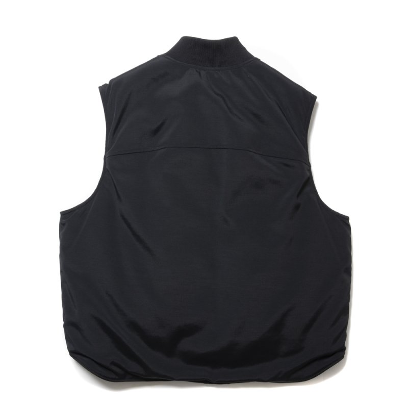 画像2: COOTIE PRODUCTIONS/Padded Nylon OX Work Vest（Black）［ワークベスト-24秋冬］