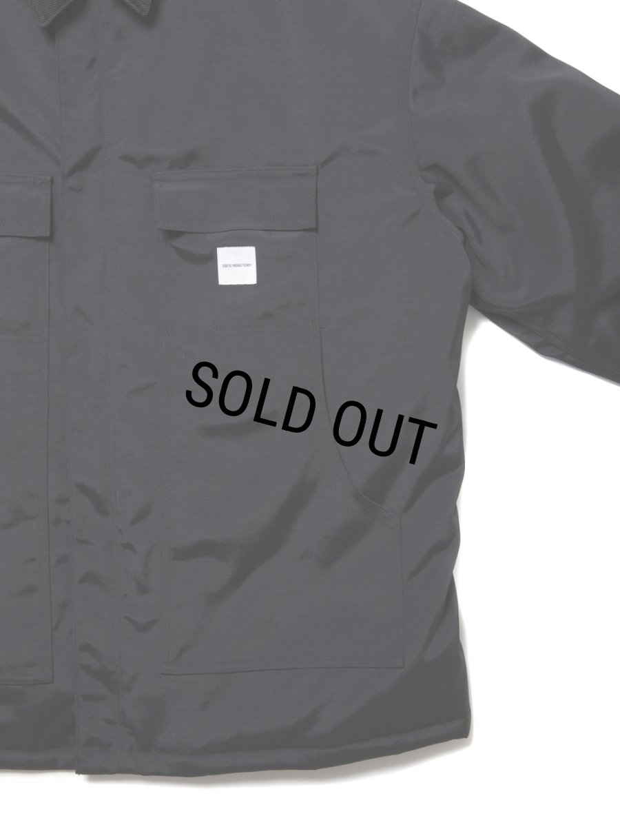 画像3: COOTIE PRODUCTIONS/Padded Nylon OX Work Short Coat（Black）［ワークショートコート-24秋冬］ (3)