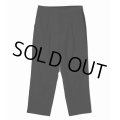 【20%OFF】BUENA VISTA/SIDE LINE TUCK SLACKS（BLACK）［サイドラインタックスラックス-24秋冬］