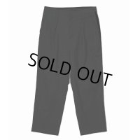 【20%OFF】BUENA VISTA/SIDE LINE TUCK SLACKS（BLACK）［サイドラインタックスラックス-24秋冬］