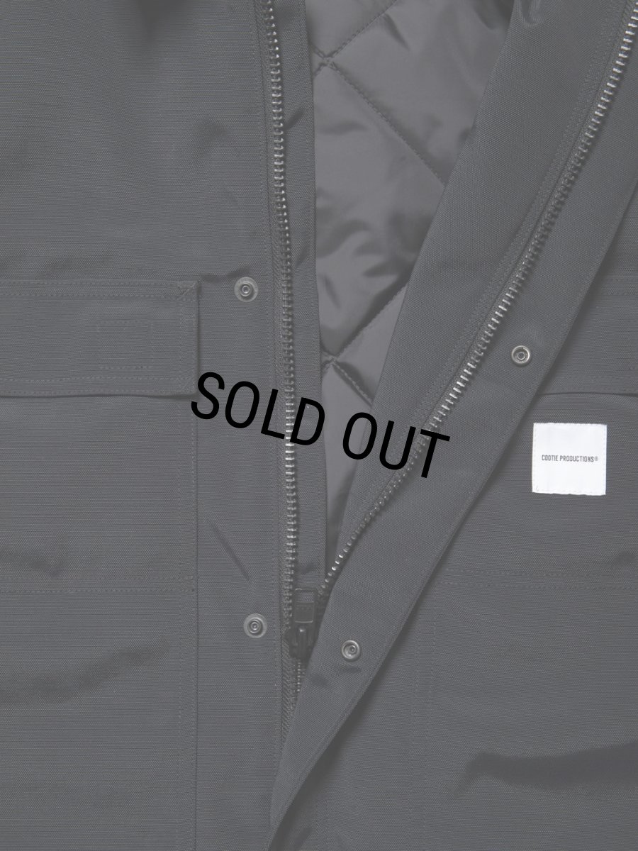 画像4: COOTIE PRODUCTIONS/Padded Nylon OX Work Short Coat（Black）［ワークショートコート-24秋冬］ (4)