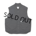 COOTIE PRODUCTIONS/Padded Nylon OX Work Vest（Black）［ワークベスト-24秋冬］