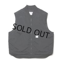 COOTIE PRODUCTIONS/Padded Nylon OX Work Vest（Black）［ワークベスト-24秋冬］