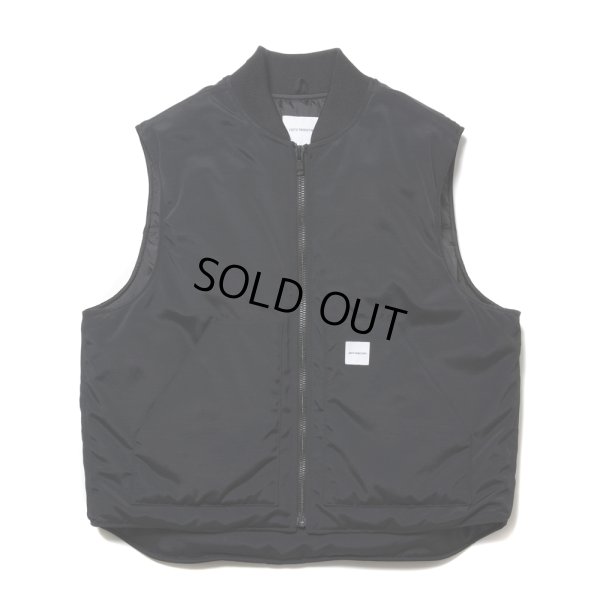 画像1: COOTIE PRODUCTIONS/Padded Nylon OX Work Vest（Black）［ワークベスト-24秋冬］