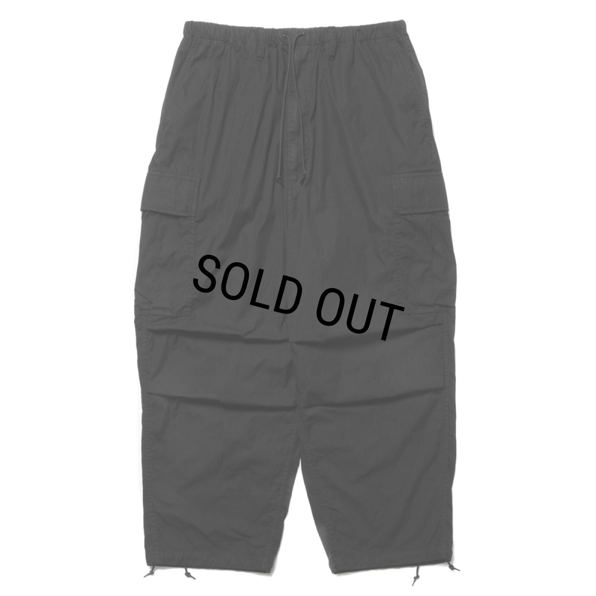 画像1: COOTIE PRODUCTIONS/N/C Weather Cargo Easy Pants（Black）［カーゴイージーパンツ-24秋冬］ (1)