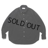 COOTIE PRODUCTIONS/Corduroy B.D L/S Shirt（Black）［コーデュロイB.Dシャツ-24秋冬］