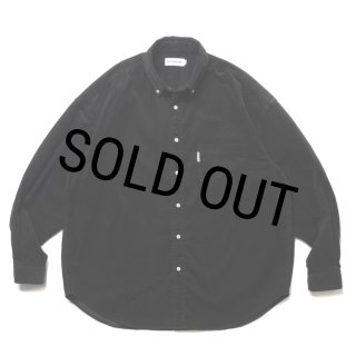 COOTIE PRODUCTIONS/Corduroy B.D L/S Shirt（Black）［コーデュロイ
