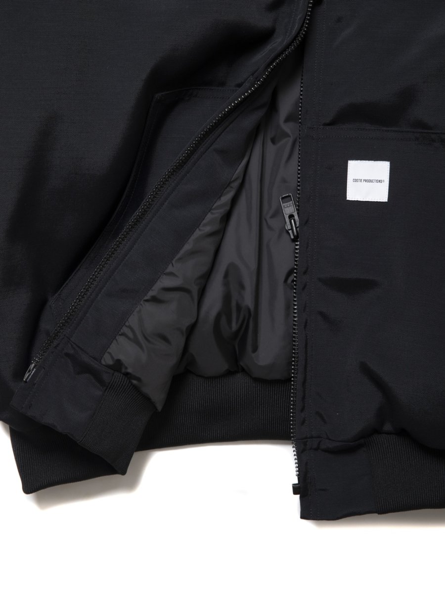 画像4: COOTIE PRODUCTIONS/Padded Nylon OX hooded Work Jacket（Black）［フーデッドワークJKT-24秋冬］ (4)