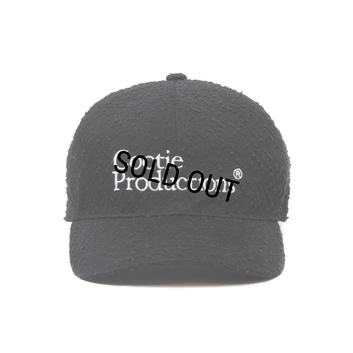 画像1: COOTIE PRODUCTIONS/Needle Punch Twill 6 Panel Cap（Black）［ニードルパンチツイル6パネルキャップ-24秋冬］ (1)